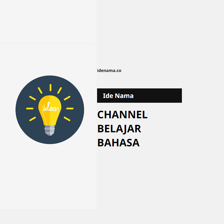 100+ Ide Nama Channel Youtube Channel Belajar Bahasa