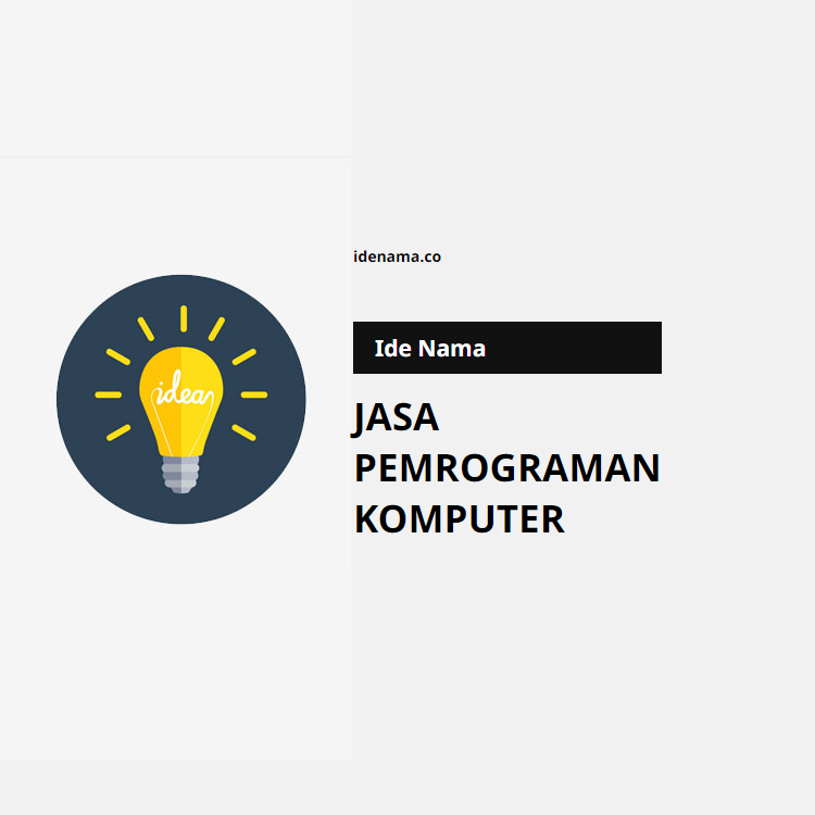 100+ Ide Nama Jasa Pemrograman Komputer