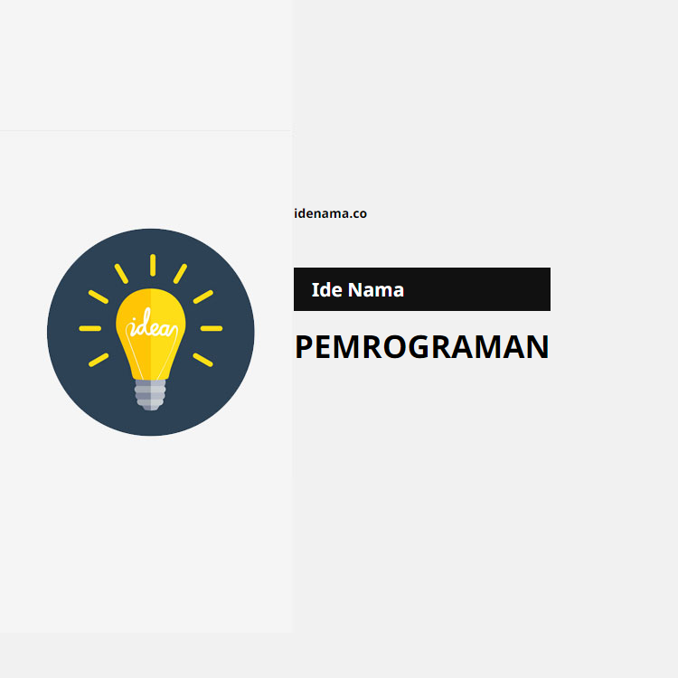 100+ Ide Nama Usaha Pemrograman