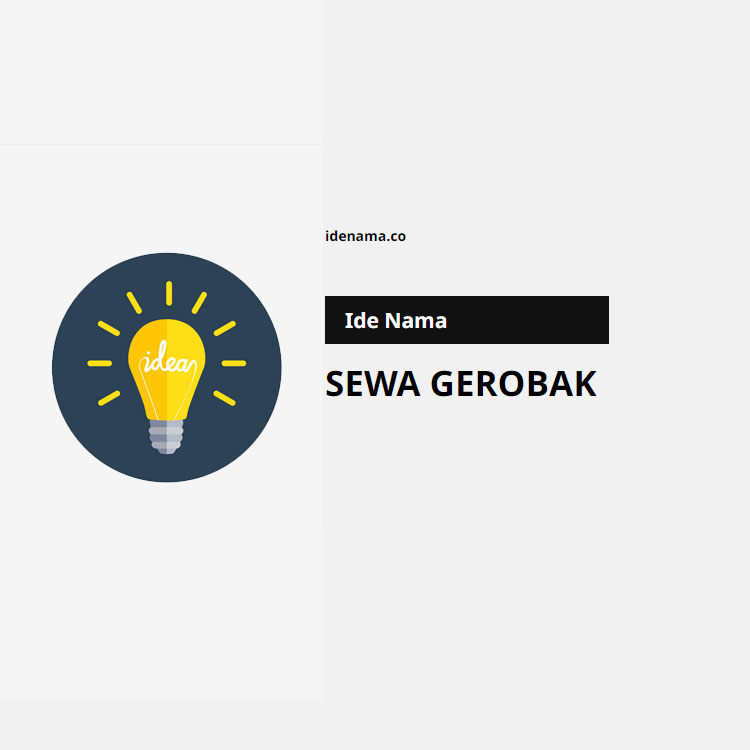 100+ Ide Nama Sewa Gerobak