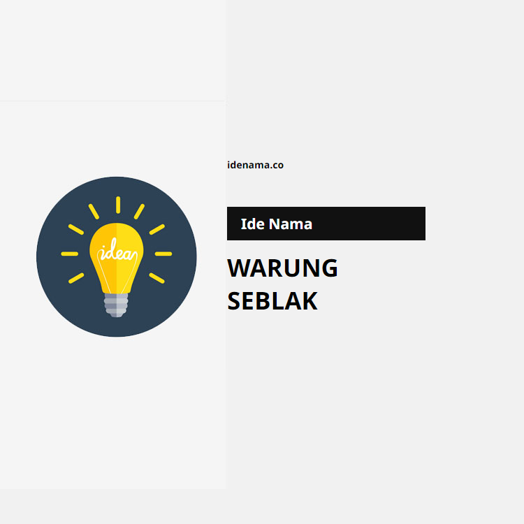 100+ Ide Nama Warung Seblak
